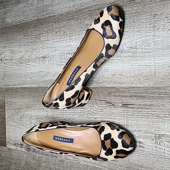 Margaux Shoes - MARGAUX The Heel Leopard Haircalf Sz 36.5 (6.5US)
